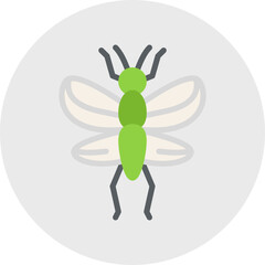 Locust Infestation icon vector illustration