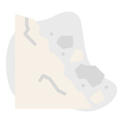 Rocks Falling icon vector illustration