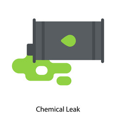 Chemical Leak icon vector illustration