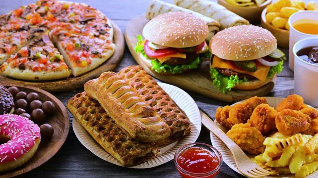 Foods enhancing the risk of cancer. Junk food