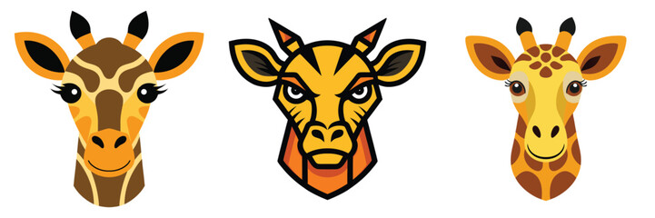 bundle of giraffe heads, giraffe png