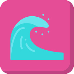 Cold Wave icon vector illustration