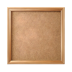 Fototapeta premium Set of realistic 3D cork boards with wood frame for school or office on transparent background