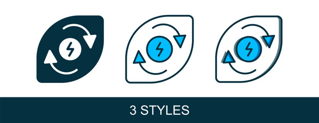 Filled outline Water energy icon isolated on white background. Ecology concept with water droplet. Alternative energy concept. Vector