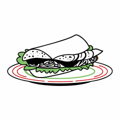 fish and vegetables