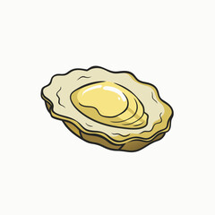 Realistic pearl shell. opened closed oyster seashell with white pearls, isolated vector illustration