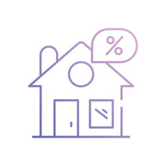 Discount vector icon stock illustration