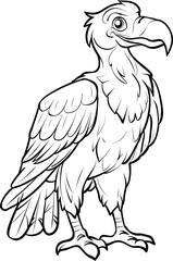 Fototapeta premium Illustration of a majestic vulture