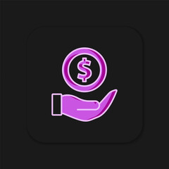 Filled outline Money with shield icon isolated on black background. Insurance concept. Security, safety, protection, protect concept. Flat filled outline style with shadow. Vector