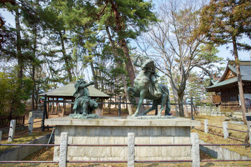 Historic Sites Kawanakajima Ancient Battlefield Hachiman Shrine