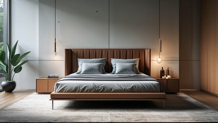 The perfect minimalist bed with a sleek contemporary look