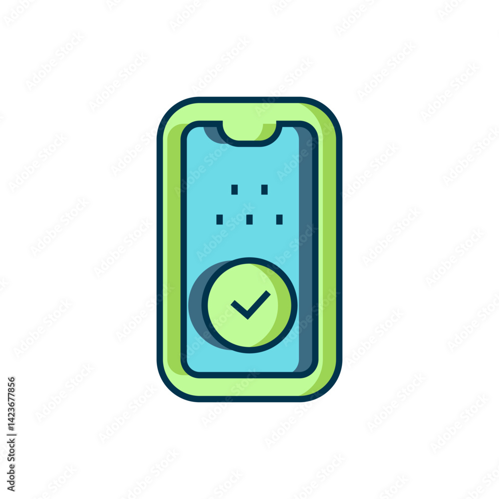 Poster filled outline taxi mobile app icon isolated on white background. mobile application taxi. flat fill