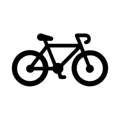 Fototapeta premium Bicycle icon vector illustration, cycling transportation, bike symbol, cycle graphic design, ride 90