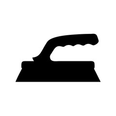 Ironing clothes appliance vector illustration for laundry and household chores concept design icon