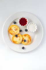 Hearty and delicious breakfast with spices
