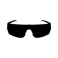 Black sunglasses vector image for fashion accessories and eye protection summer eyewear style