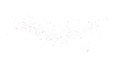 An enchanting and mesmerizing explosion of chocolate brown sparkles along with shimmering dust set on a transparent background
