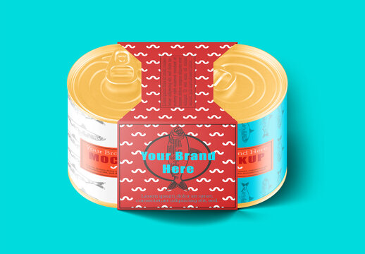 Cans Packaging Mockup
