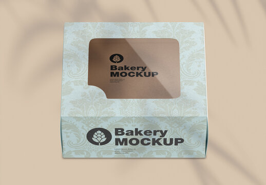 Bakery Packaging Box Mockup
