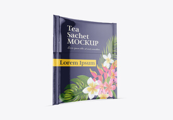 Tea Sachet Mockup