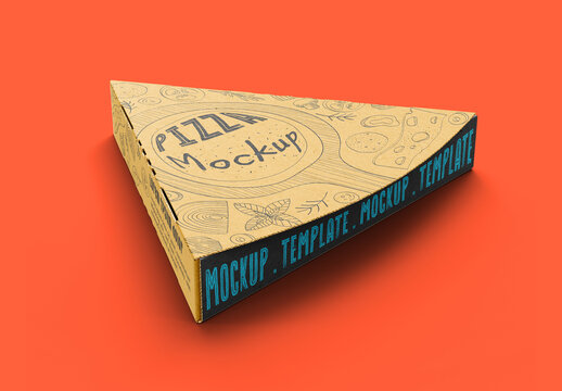 Pizza Slice Box mockup