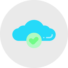 Verified Cloud icon vector illustration