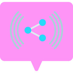 Shared Signals icon vector illustration