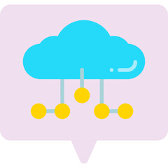 Cloud Network icon vector illustration
