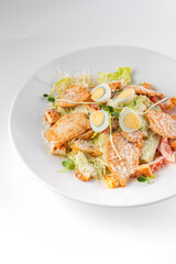 Hearty and delicious salad with spices