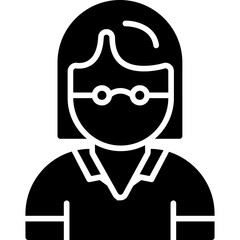 Female Professor Avatar Icon