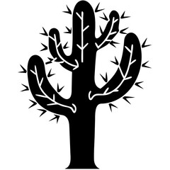 Creative details Cactus Tree icon vector illustration 
