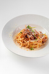 Hearty and delicious pasta with spices