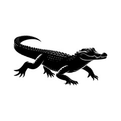 Fototapeta premium Lizard on white background isolated, close-up of reptile with tail, featuring gecko, amphibian, and nature details