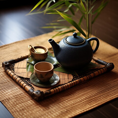 Tea and tea ceremony utensils.