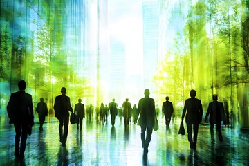 Sustainability in business centers