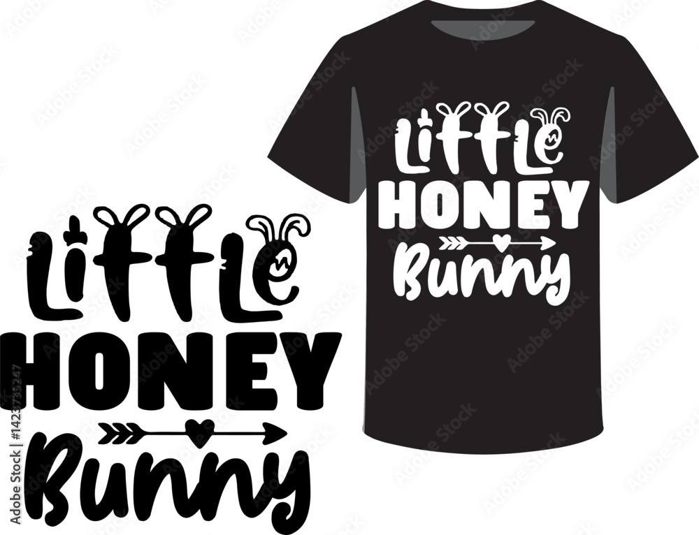 Fototapete typography and icon t-shirts design template with unique text
