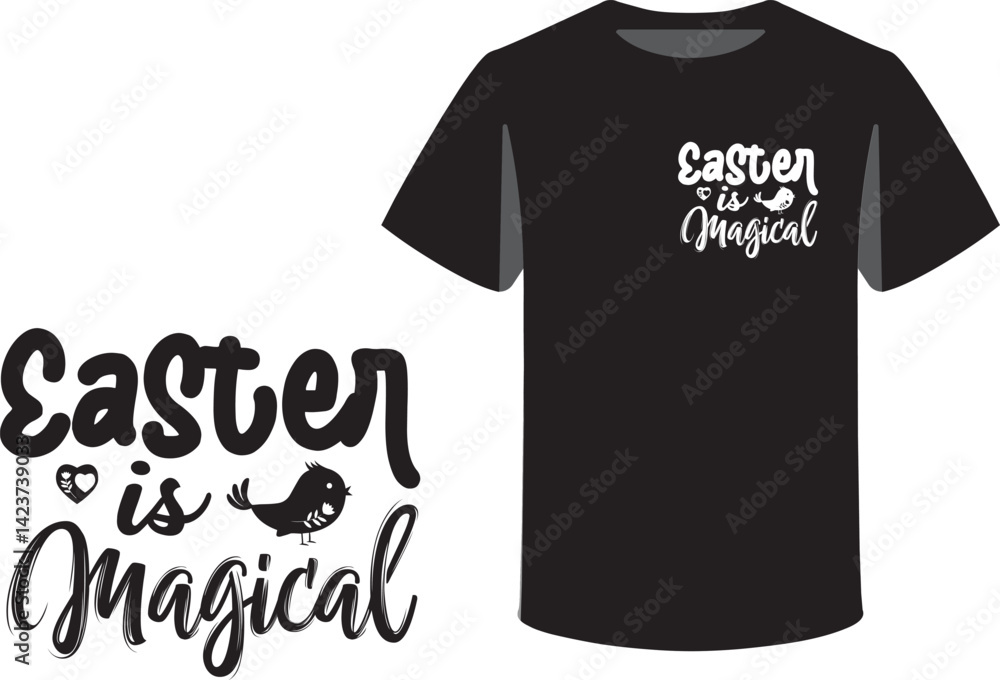 Fototapete typography and icon t-shirts design template with unique text
