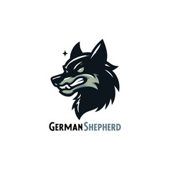 German shepherd logo