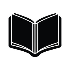 book stencil icon vector illustration