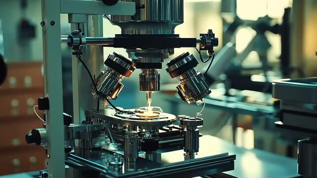 High-Precision Microscopic Examination in a Modern Laboratory Setting