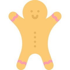 Gingerbread icon vector illustration