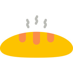 Slice of Bread icon vector illustration