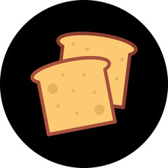 Bread icon vector illustration
