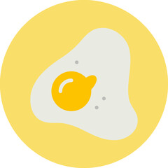 Fried Egg icon vector illustration