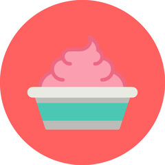 Whip Cream icon vector illustration