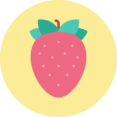 Strawberry icon vector illustration