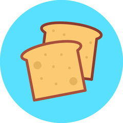 Bread icon vector illustration