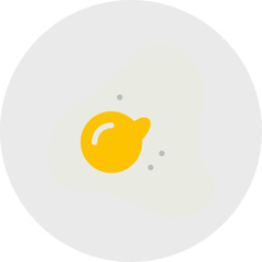 Fried Egg icon vector illustration