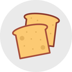 Bread icon vector illustration