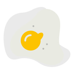 Fried Egg icon vector illustration
